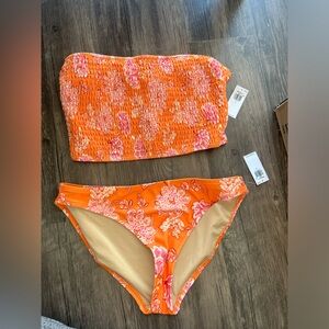 Orange & Pink Paisley Bikini- Old Navy